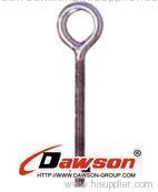 Regular eye bolt with washer and nut- Stainless Steel