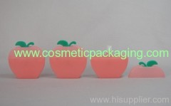 perfume bottle,fruit shape sprayer bottle,plastic packaging