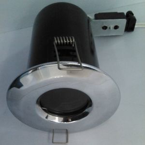 polished chrome low voltage bathroom downlight