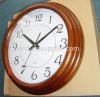 Natural Finish Inner Time Round Wood Wall Clock