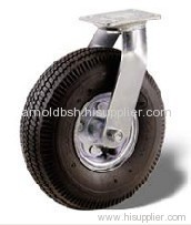 10inch pneumatic swivel wheel