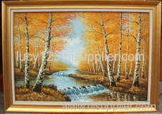 forest oil painting