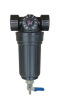 Cross flow pipe water filter