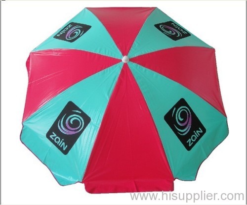 dia 200cm 280g pvc made advertising beach umbrella