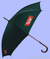 pongee advertising straight umbrella