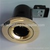 Imitation gold main voltage double circle fire rated downlight