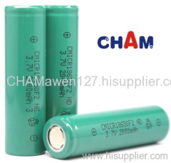18650 cylindrical rechargeable li-ion battery