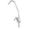 Kitchen Goose neck type faucets with Pyramidal handle