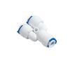 Three way divider water filter connector for RO machine