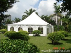 Square pagoda tent