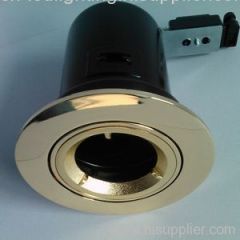 imitation gold low voltage fire proof downlight