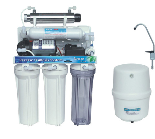 6 stage reverse osmosis with UV light