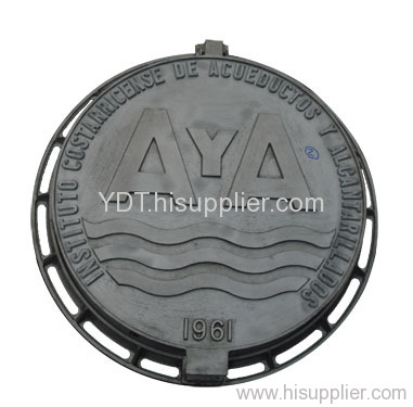 en124 sand casting manhole cover