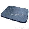 en124 rectangle iron manhole cover