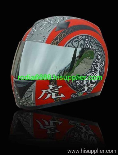 ECE Open Face Fiberglass Motorcycle Helmet