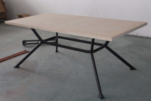 Plastic stone table