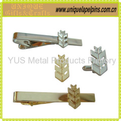 cufflink and tie clip set