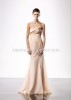 Elegant Satin Floor-length Square neckline evening dress