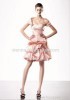 Elegant Taffeta Sweetheart neckline knee-length evening dress