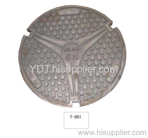 grey cast iron manhole cover