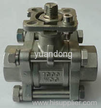 Ball Valve With Mounting