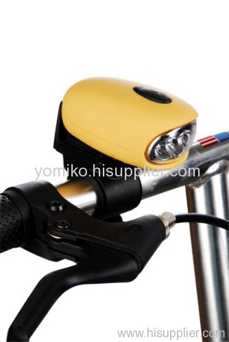 mini dynamo LED bicyle flashlight