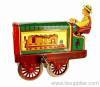 Tin Wind-up Tractor - Key Included, Train Tractor