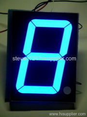 4.0 inch blue color single digit led display