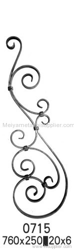 wrought iron panel