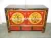 Antique Gansu Painted Sideboard Buffet