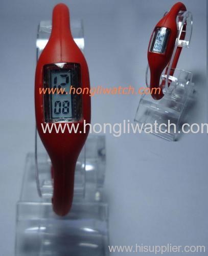 red ion silicone watch