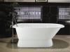 roll top in one side cast iron bathtub