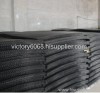 black welded wire mesh panel