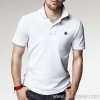 100% cotton men's short sleeve polo shirt
