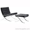 Ludwig Mies Van der Rohe Barcelona Chair and Ottoman