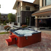 outdoor spas for house courtyard