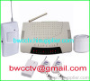 wired and wireless home alarm system with wireless doorbell