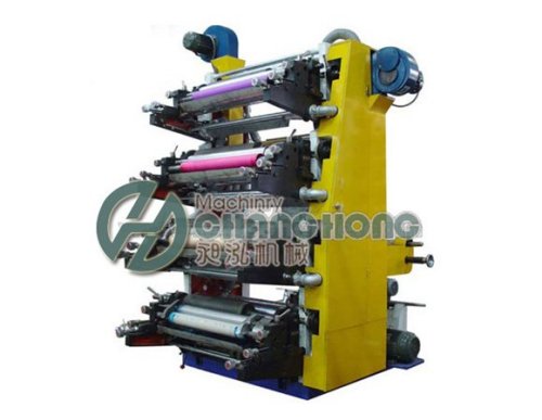 High Speed 4 Color Flexographic Film Printing Machine