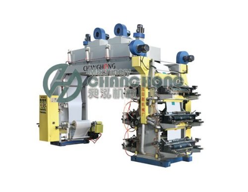 High Speed 6 Colors Flexographic Film Printing Machine