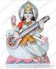 marble saraswati statue