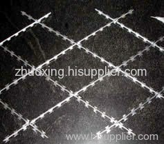 razor wire fence