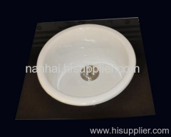 round design cast iron enamel kitchen sinks
