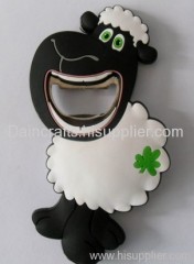 soft PVC sheep bottle opener