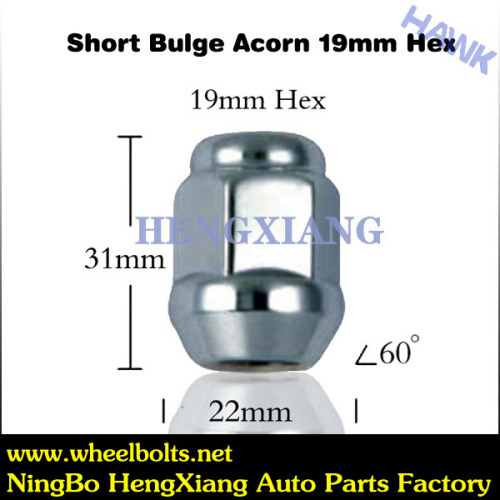 Bulge Acorn Wheel Nut