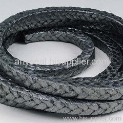 Reinforced graphite packing with wire