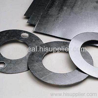 Reinforced graphite gasket