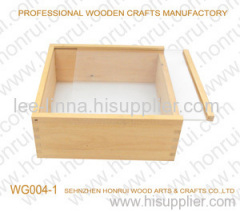 wooden gift package