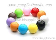 solid color acrylic beads