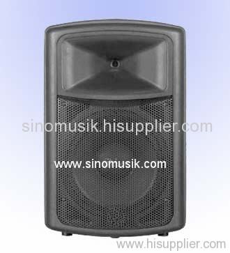 Round plastic speaker