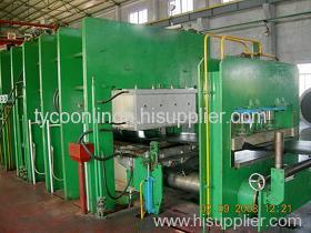 large rubber sheet continuous vulcanizing press